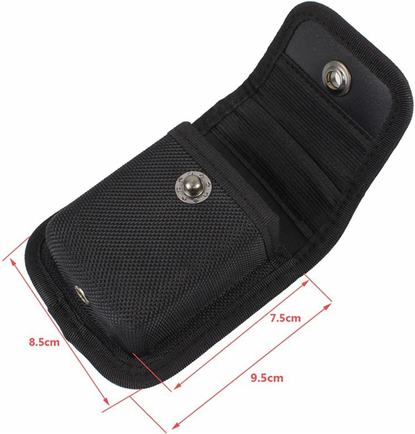 Qianly Duty Belt Organizer Glove Pouch Nylon Pager/Gloves Holder Snap Closure Waist Pack Bag for Paramedic EMT, Firefighter, Police image number 2