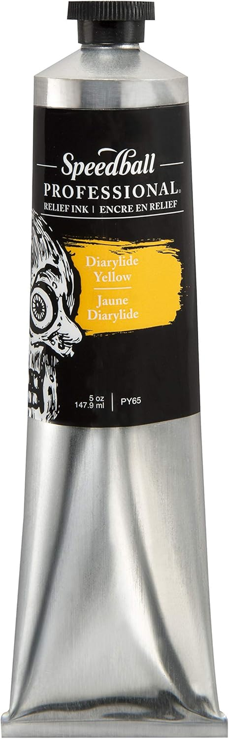 Speedball Professional Relief Ink Diarylide Yellow, 149Ml, Oil-Based Colour, Hand Printing Material image number 6