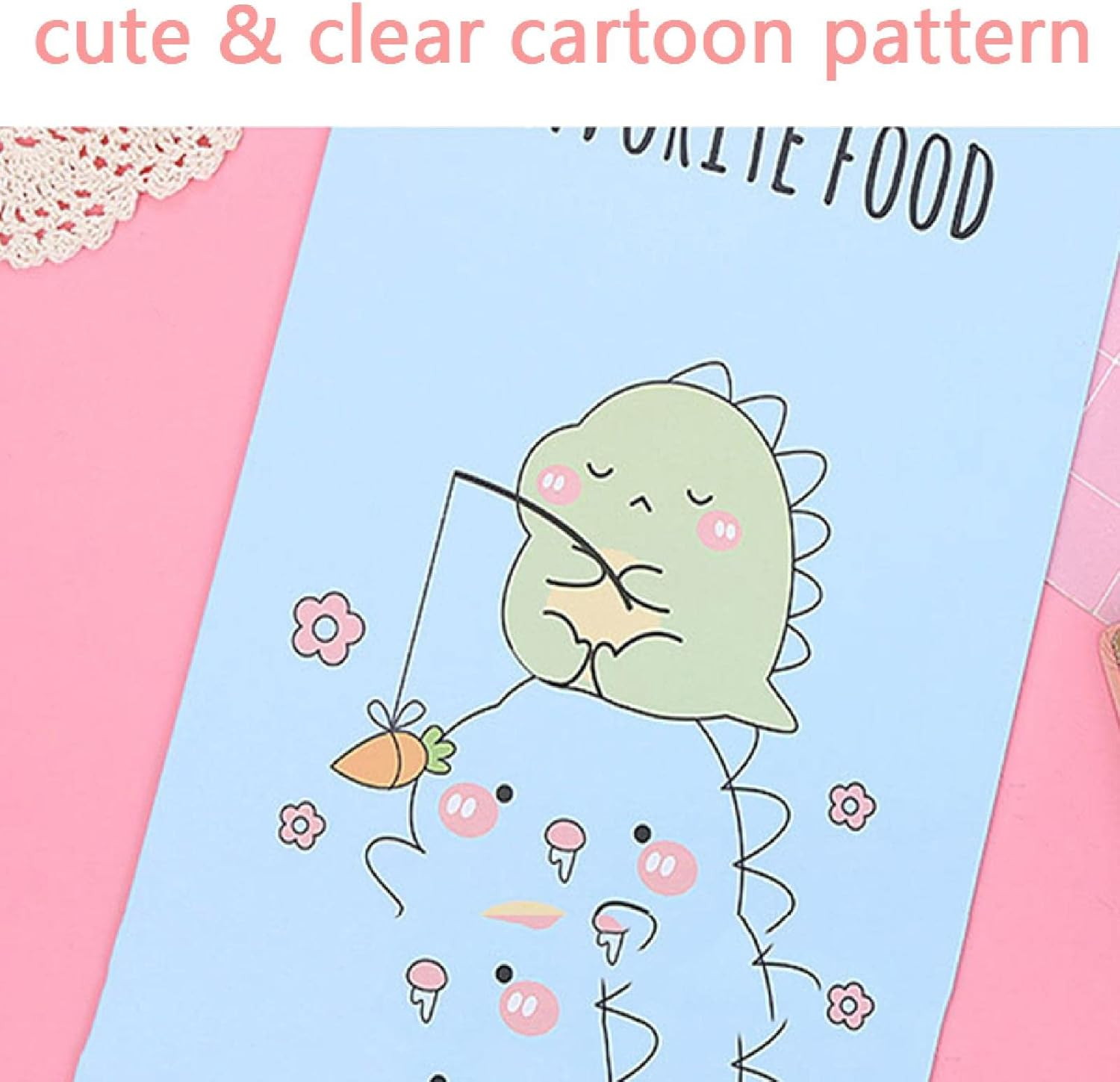 A4 Clipboards, Cute Clip Boards Board Clips for Office, School, Students with Low Profile Metal Clip 1PCS Pink