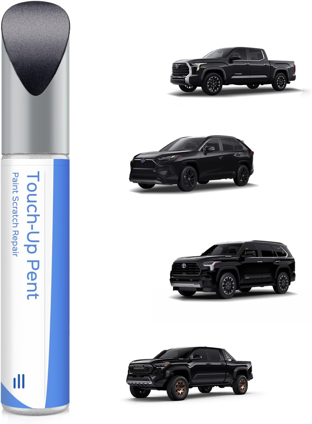 202 Black Touch up Paint Compatible with Toyota Exact Match Chips and Nicks Touch Up