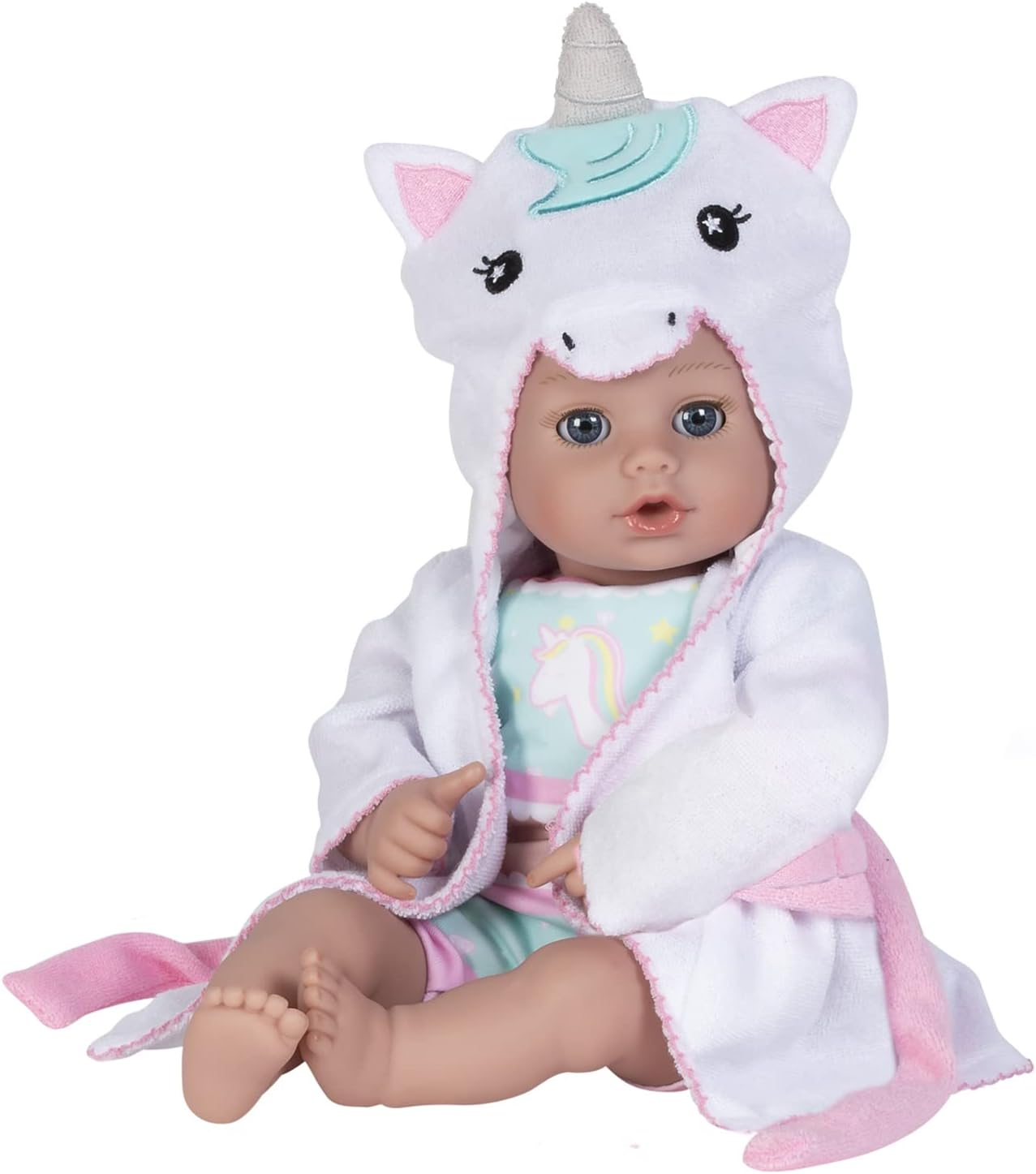 Adora Bath Time Babies Collection, 13" Baby Doll and Clothes Set, Made with Fresh Powder Scent and Exclusive Quickdri Vinyl Body, Birthday Ages 1+ - Kitty image number 1