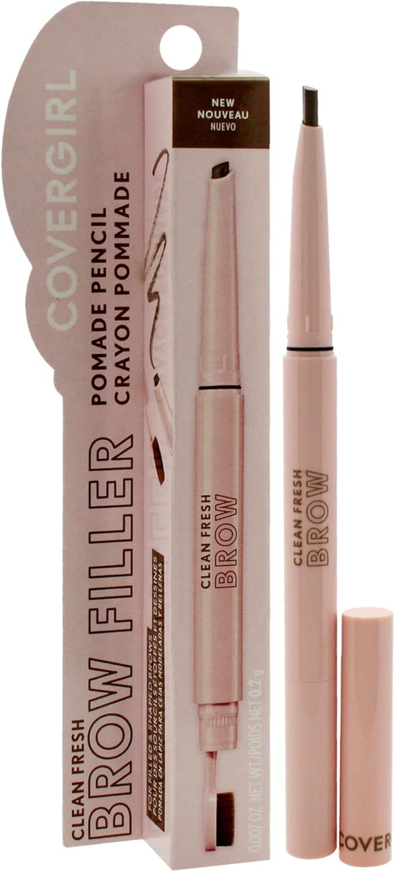 Clean Fresh Brow Filler - 200 Blonde by Covergirl for Women - 0.007 Oz Eyebrow Pencil image number 7