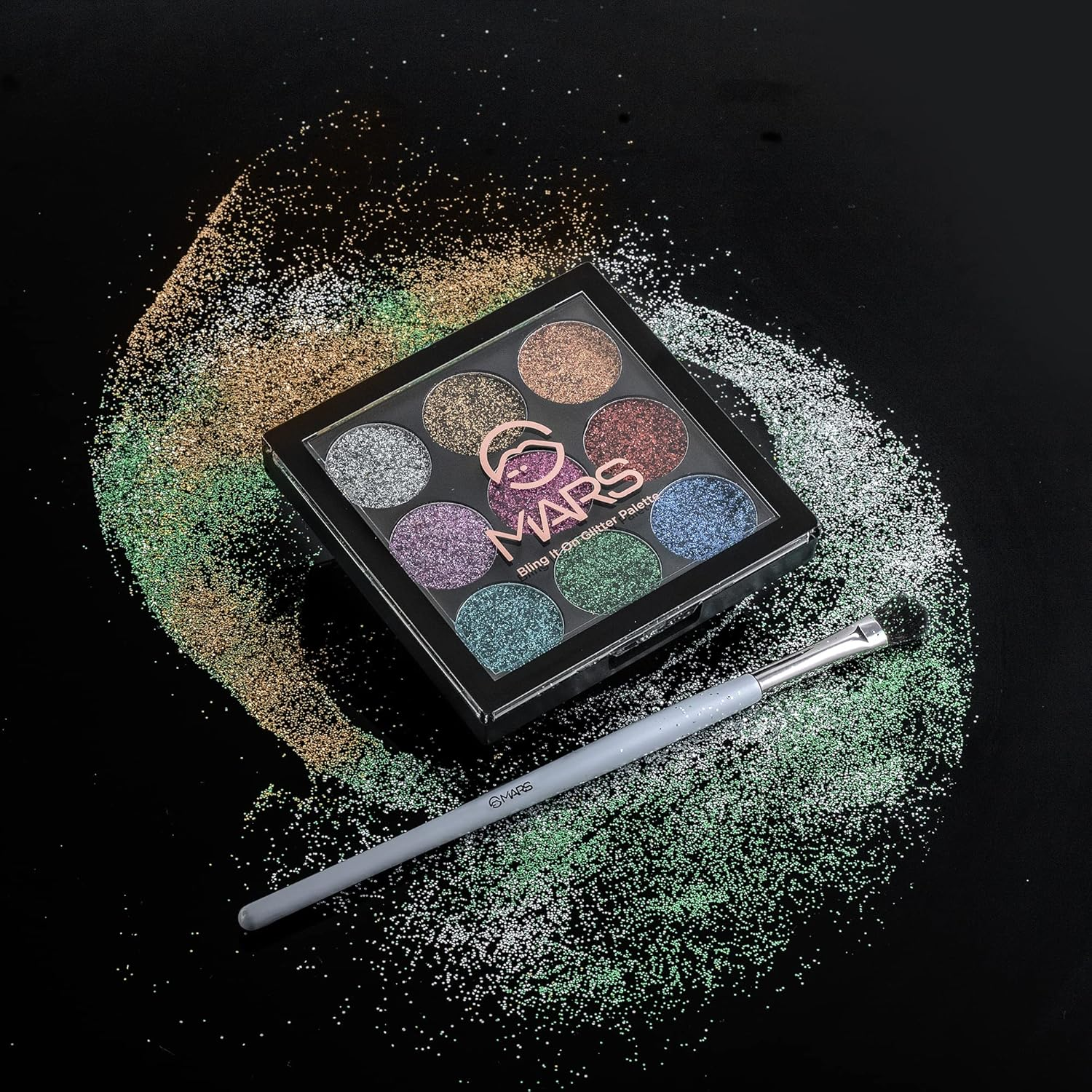 MARS Glitter Eyeshadow Palette 7.65 G (Multicolor) image number 5