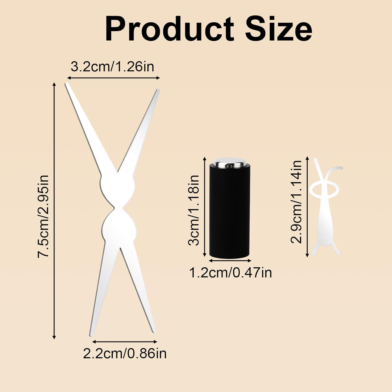 Cat Eye Nail Magnet Tool Set, Magnetic Pen with Scissor & Rabbit Shapes for Cat Eye Gel Polish Home Salon Studio Nail Design