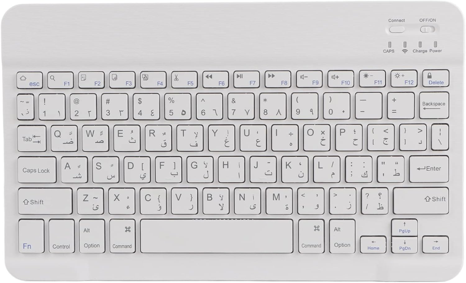10 Ultra‑Thin Wireless Keyboard Russian Arabic Spainish Keyboard for Bluetooth Intelligent Supplies Computer for Android/Os X / (10 Inch Arabic) image number 2