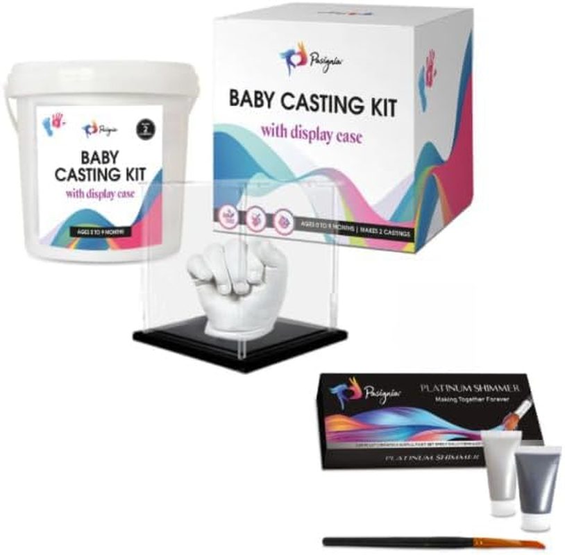 Baby Casting Kit + Display Case + Artists Palette Paint Set