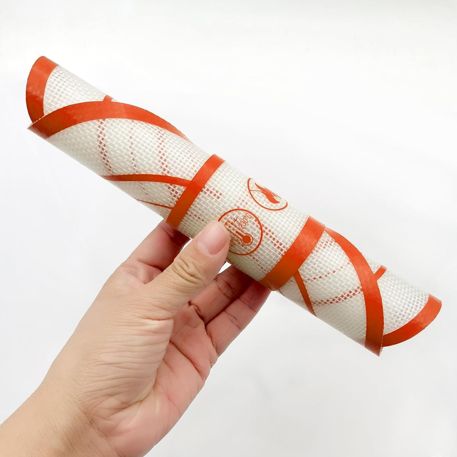 THJOPOKEEL 2 PCS Silicone Bread Sling for Dutch Oven, Heat Resistant Non-Stick & Easy Clean Reusable Silicone Bread Baking Mat with Long Handles for Transferable Dough image number 5