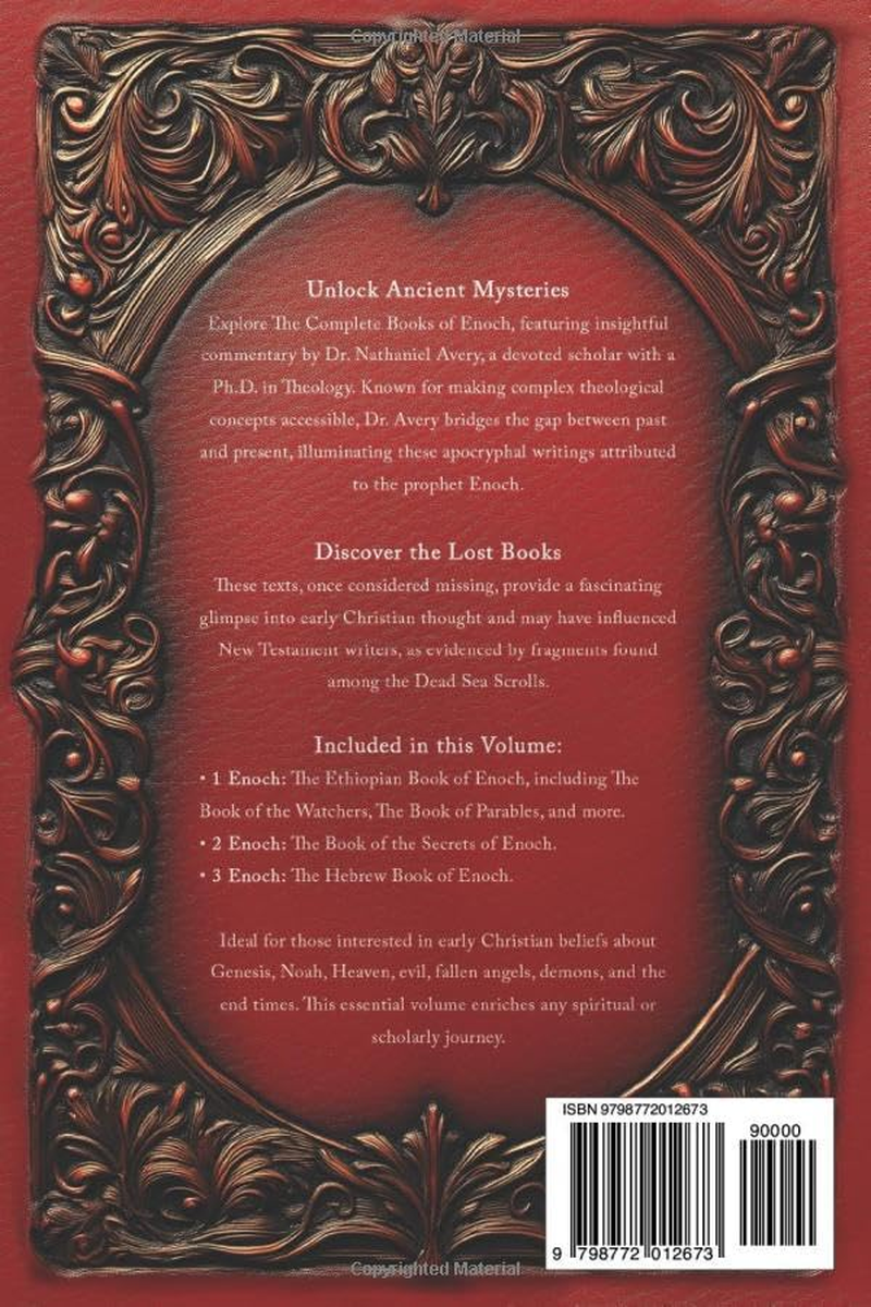 The Complete Books of Enoch (Annotated): 1 Enoch: the Ethiopian Book of Enoch, 2 Enoch: the Book of the Secrets of Enoch, and 3 Enoch: the Hebrew Book of Enoch (Collectors Edition) image number 1
