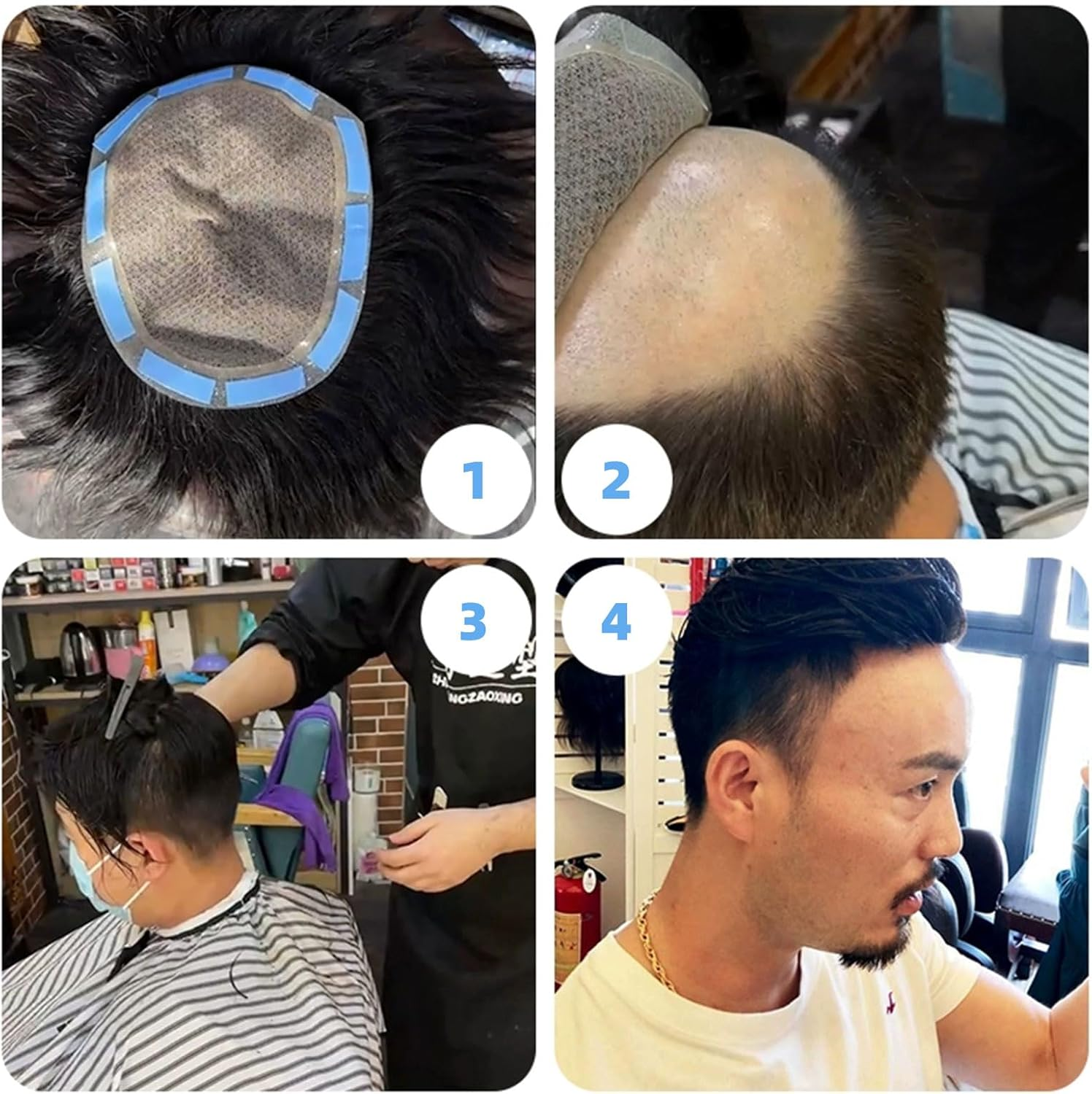 Xolixorium 120-PCS Double-Sided Extension Tabs - 4Cmx0.8Cm Adhesive Strips for Hair Weaves, Washable Bonding Tape with Low-Residue Formula image number 3