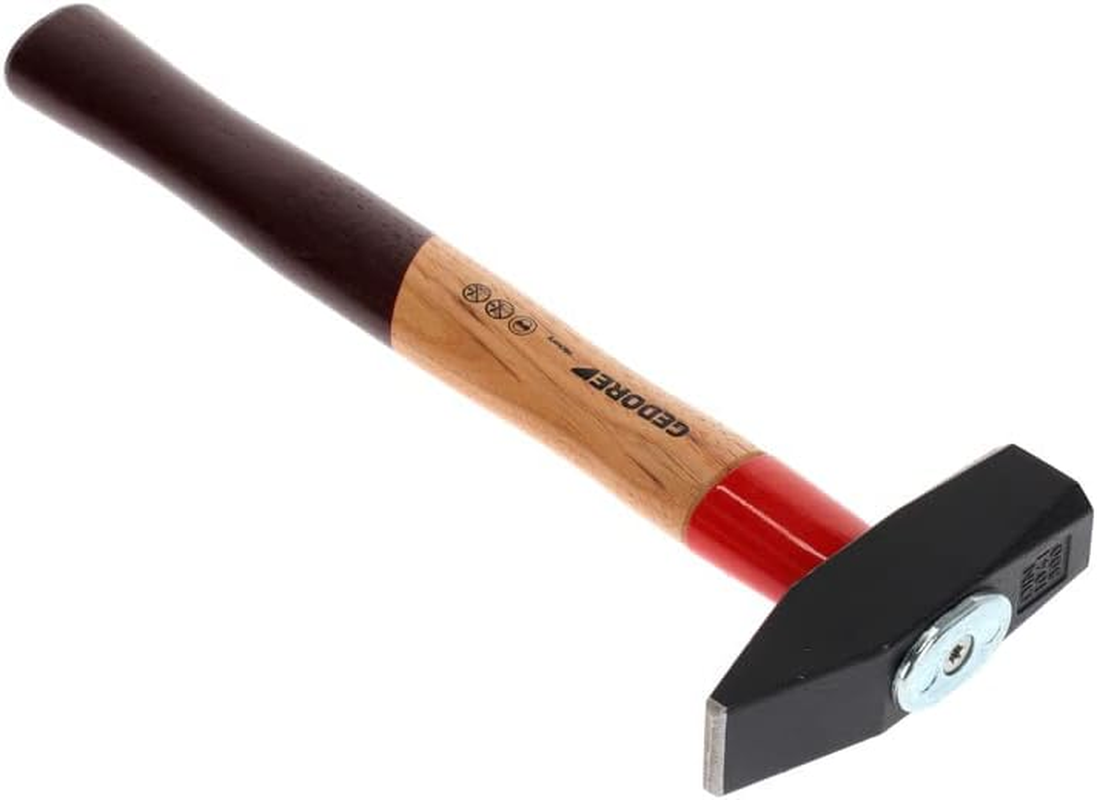 Gedore 600H-800 800 G Rotband Hickory Engineers' Hammer - Brown/Red/Bordeaux image number 3