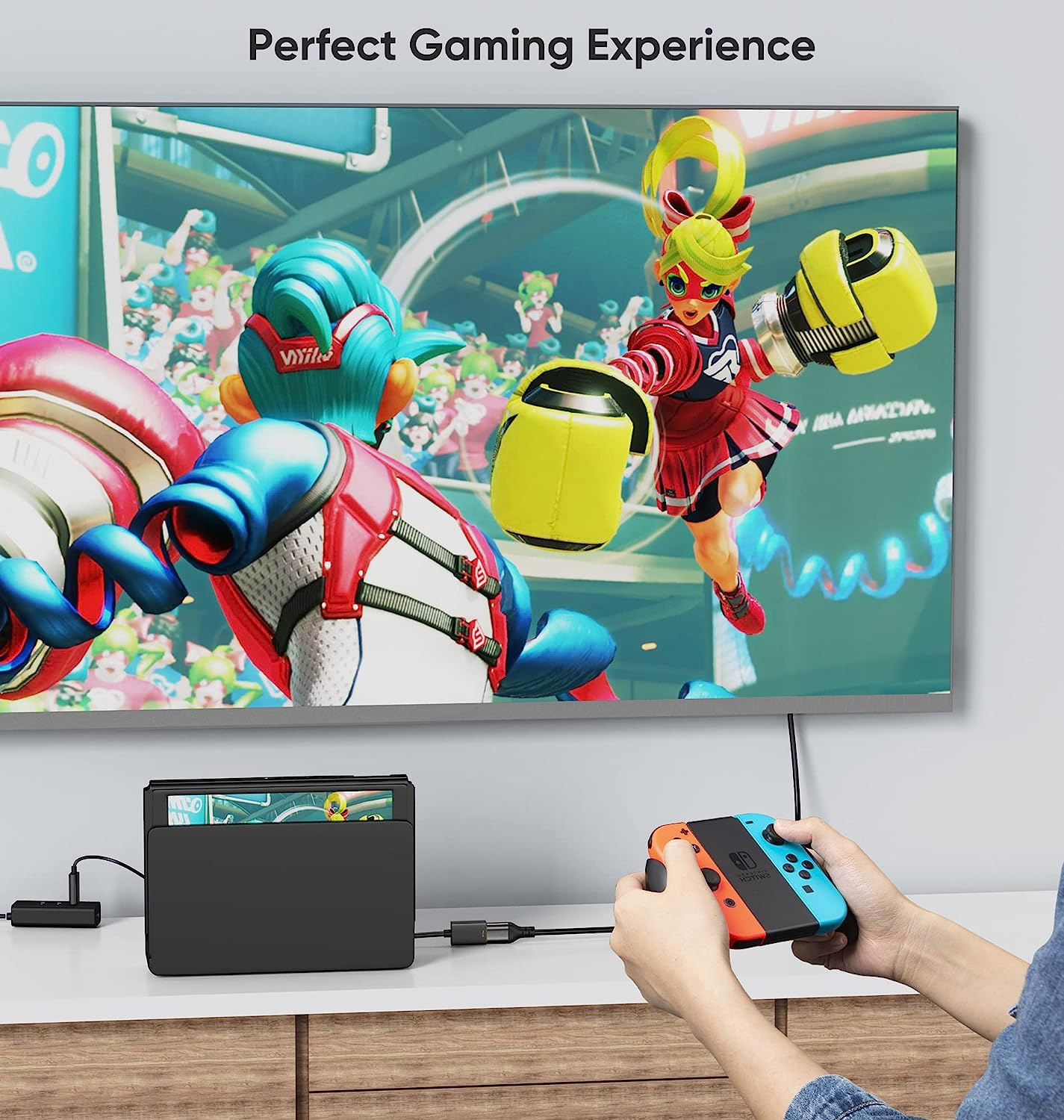 HDMI to Displayport Adapter with USB Power, Cablecreation 4K@60Hz 2560 * 1440@120Hz HDMI Male to DP Female Adapter for Xbox One, Switch, Laptop, Monitor Compliant with VESA Dual-Mode Displayport 1.2