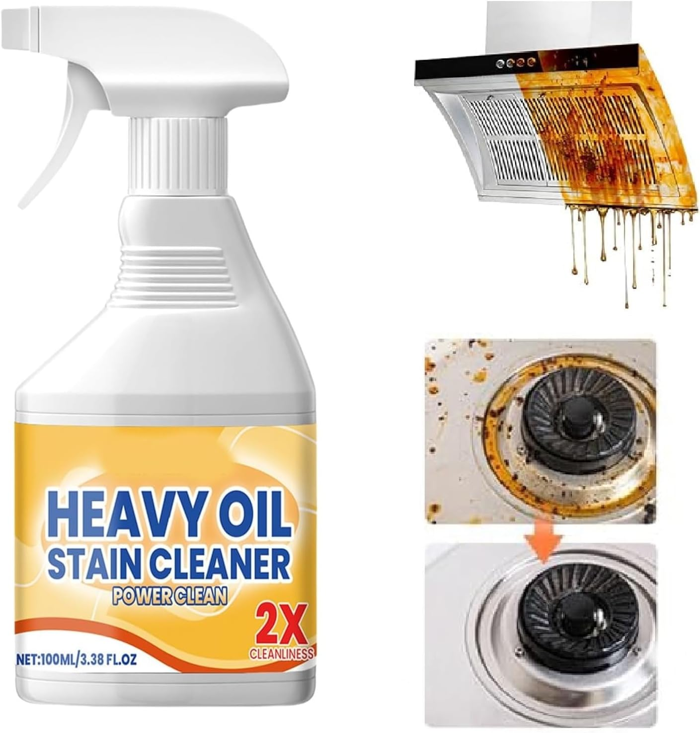 2025 New Multifunctional Kitchen Foam Cleaner & Degreaser Spray &ndash; Heavy-Duty Foaming Cleaner for Stubborn Stains, Range Hoods, Grime & Grease &ndash; Ideal for UK Kitchens (1) image number 4