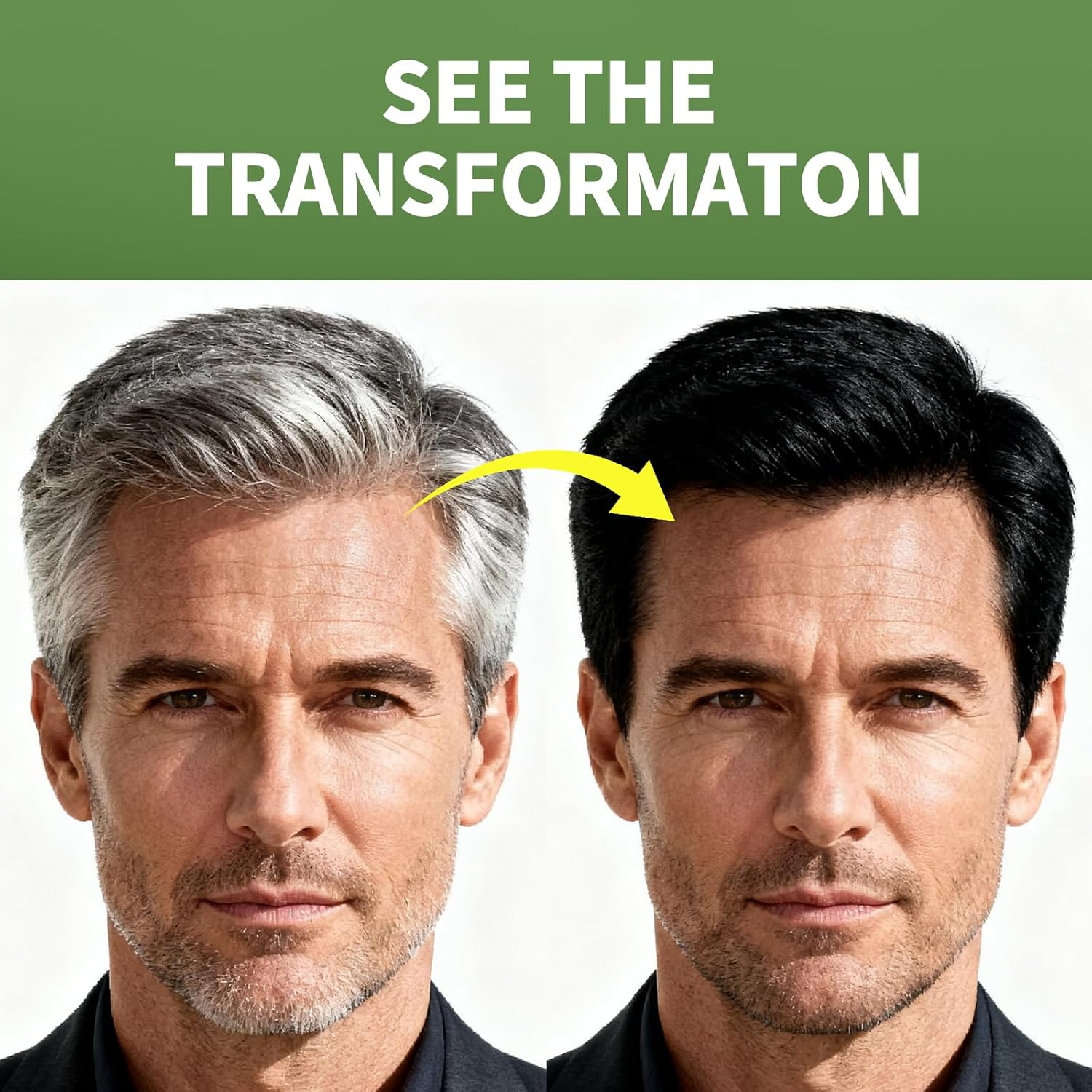 SEVICH Hair Color for Men Gray Coverage, Natural Plant Formula with Applicator Brush, No Ammonia No Peroxide, Quick & Easy Root Touch up in 30 Minutes (Black) image number 6