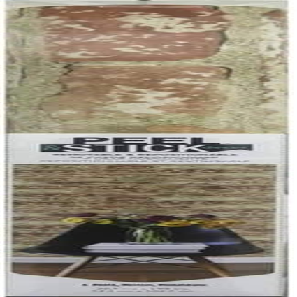 Roommates Stuccoed Brick Peel and Stick Wallpaper, Red image number 3