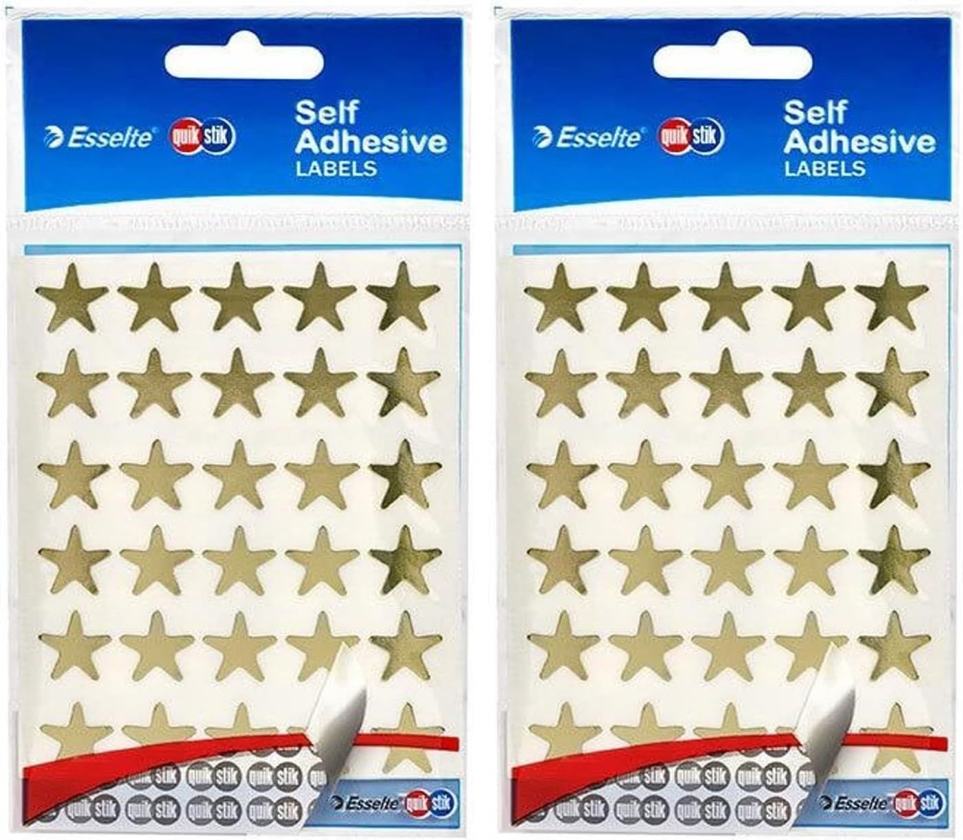 Quikstik Labels Hangsell Gold Star 135 Labels
