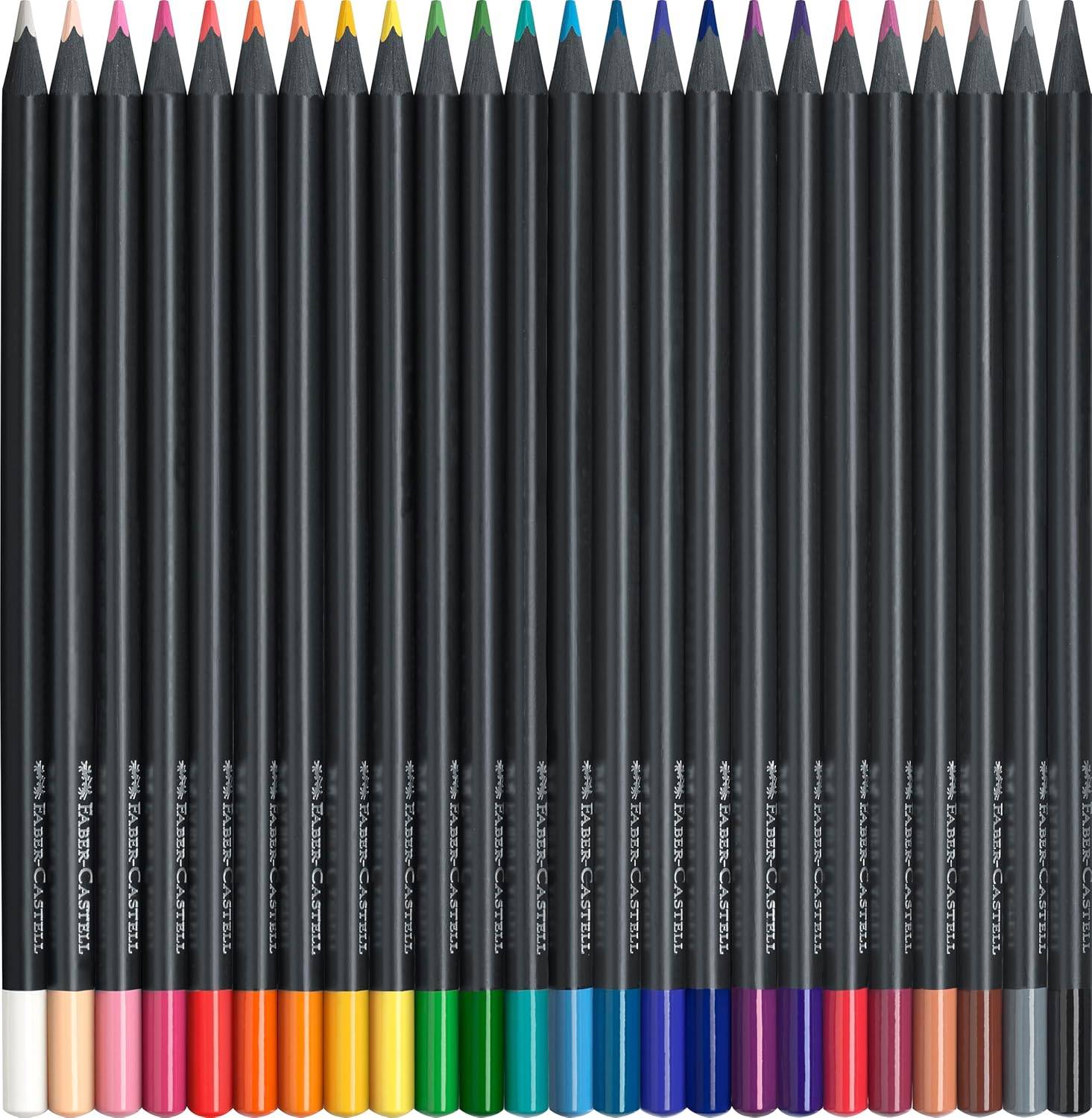 Faber-Castell Black Edition Colour Pencils, Assorted Pack of 24 (16-116424) Multicolor image number 4