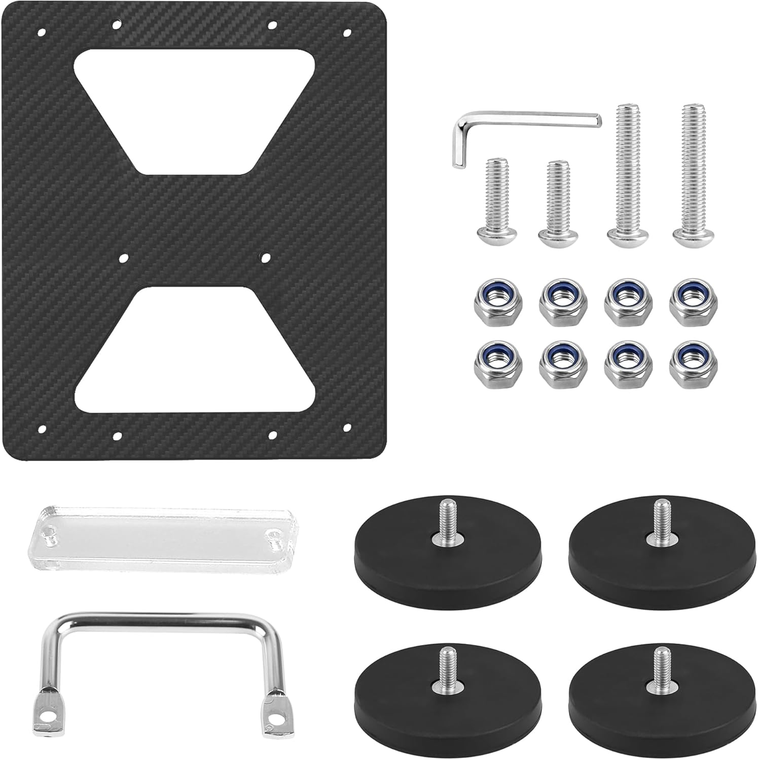 Starlink Mini Carbon Fibre Magnetic Car Roof Mount Kit ，Starlink Mini Car Roof Magnetic Mount for Rvs, Vans, Boat, Yachts, Trucks image number 4