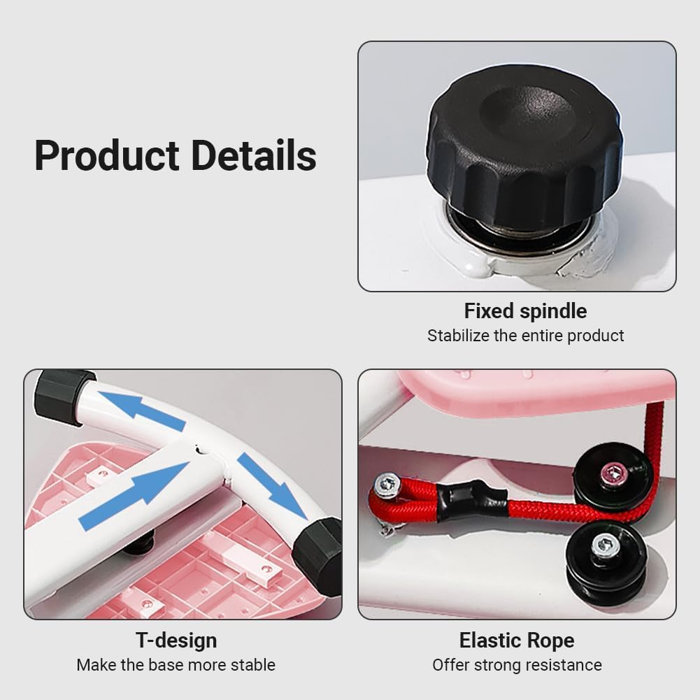 Waist Twister Board Machine for Exercise, Ab Workout Equipment - Twist Training Disc for Women Belly Fat Loss, Core Pilates Trainer, Home Fitness Twisting Board image number 2