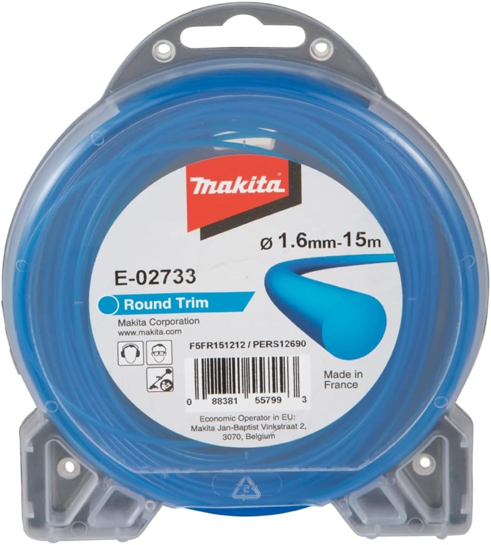 Makita round Trim Line, Blue, 1.6 Mm X 15 M image number 3