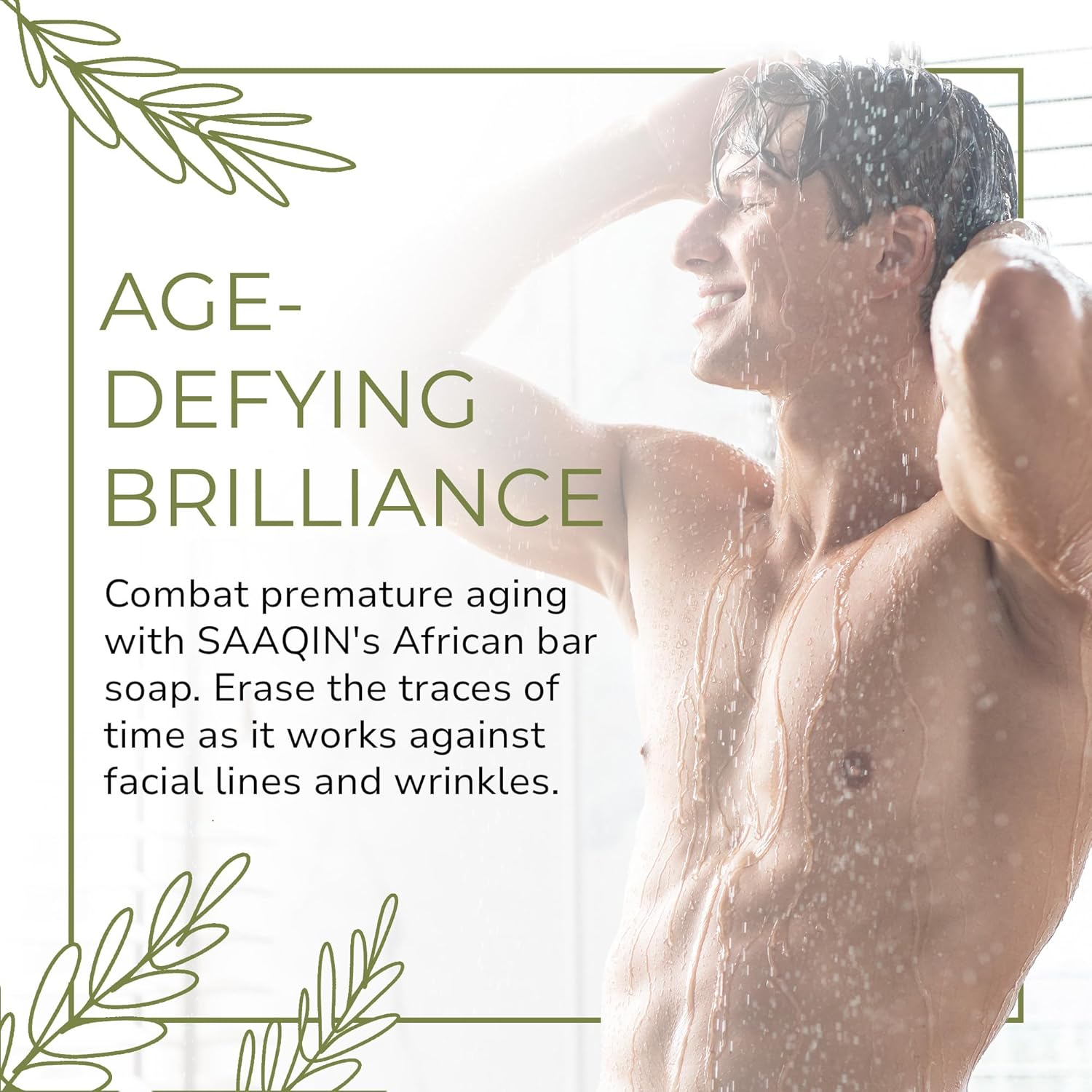 SAAQIN - Raw African Black Soap for All Skin Types, Black Soap Ideal for Acne, Wrinkles, Make-Up Removal, Hair & Body, Natural Glycerin Black African Soap, African Black Soap Bar from Ghana, 5 Lbs image number 6