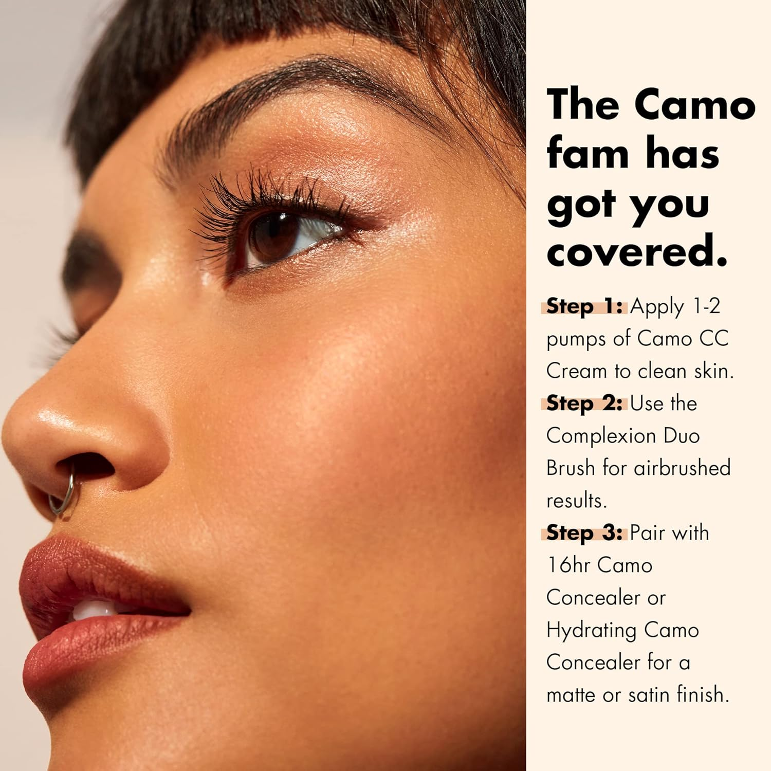 E.L.F. Camo CC Cream, Color Correcting Medium-To-Full Coverage Foundation with SPF 30, Light 210 N, 1.0 Oz (30G) image number 5