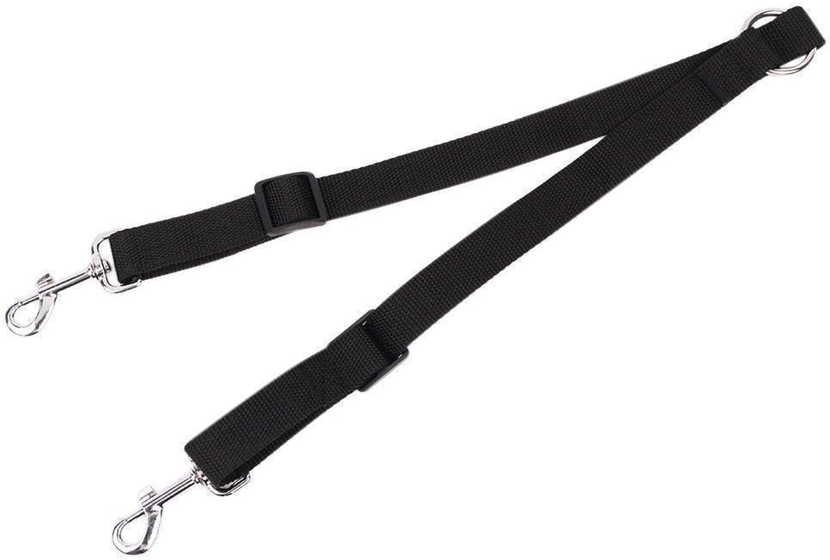 No Tangle Dog Leash Coupler, Dual Double Dog Adjustable Splitter Lead Durable Walker Trainer Leash for Two Dogs image number 3