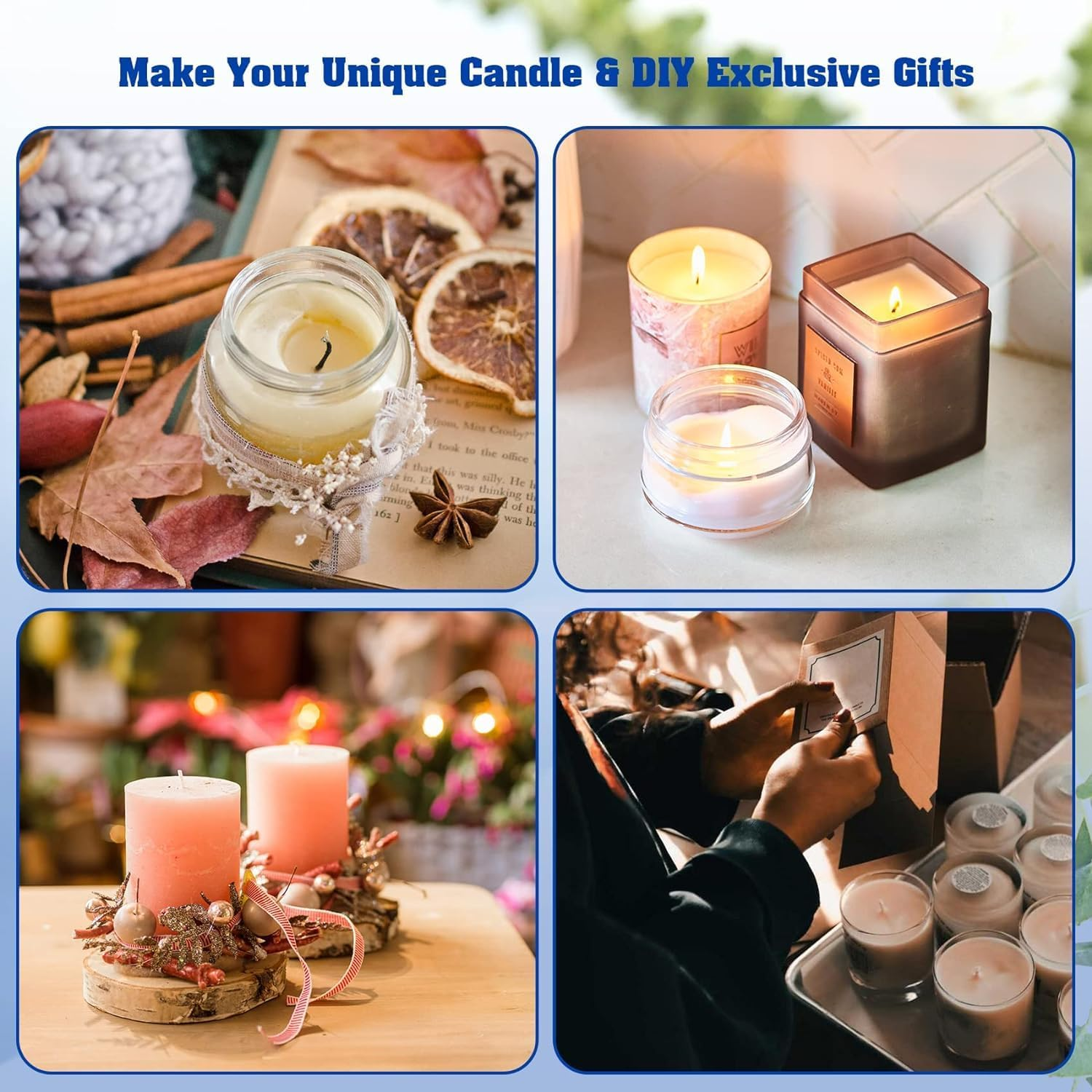 Wax Melter for Candle Making,Candle Melting Pot,Wax Melt Pot,Candle Wax Melter,Wax Melting,Multifunctional Wax Melting Tool with Adjustable Knob