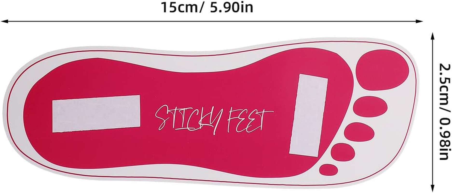 WRITWAA 25 Pairs Disposable Self-Tanning Foot Pads Spray Tan Sole Protectors Sticky Feet Spa Accessories for Sunless Tanning Party Use image number 3