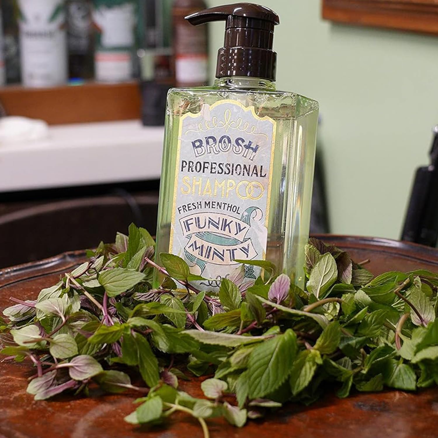 BROSH SHAMPOO FUNKY MINTY image number 1