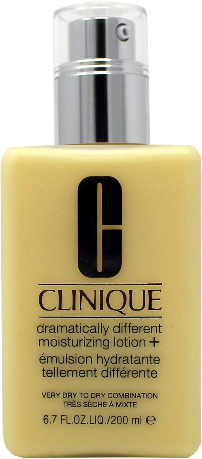 Clinique 3-Step Dramatically Different Daily Moisturizing Lotion+ for Dry to Dry Combination Skin Types with Urea, 4.7 Fl. Oz.