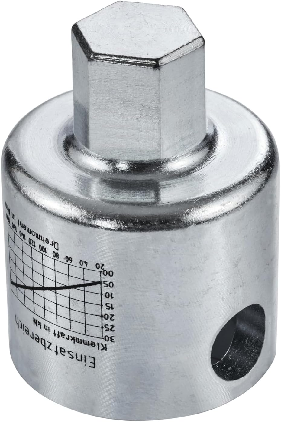 HEUER Hex Attachment - for 160/180 Vice Includes Spindle Wrench (Dimensions 5.5 X 6.5 X 0.4 Cm, Weight 0.4 Kg, Galvanised Steel) 193160 image number 1