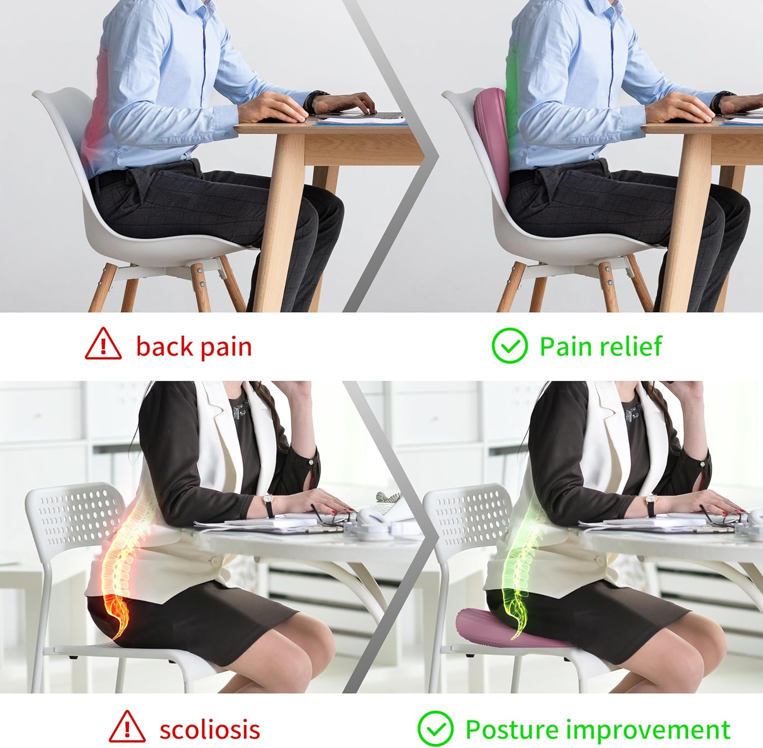 PROIRON Balance Disc - Wobble Cushion for Balance with Pump for Improving Posture, Fitness, Stability - Black image number 7