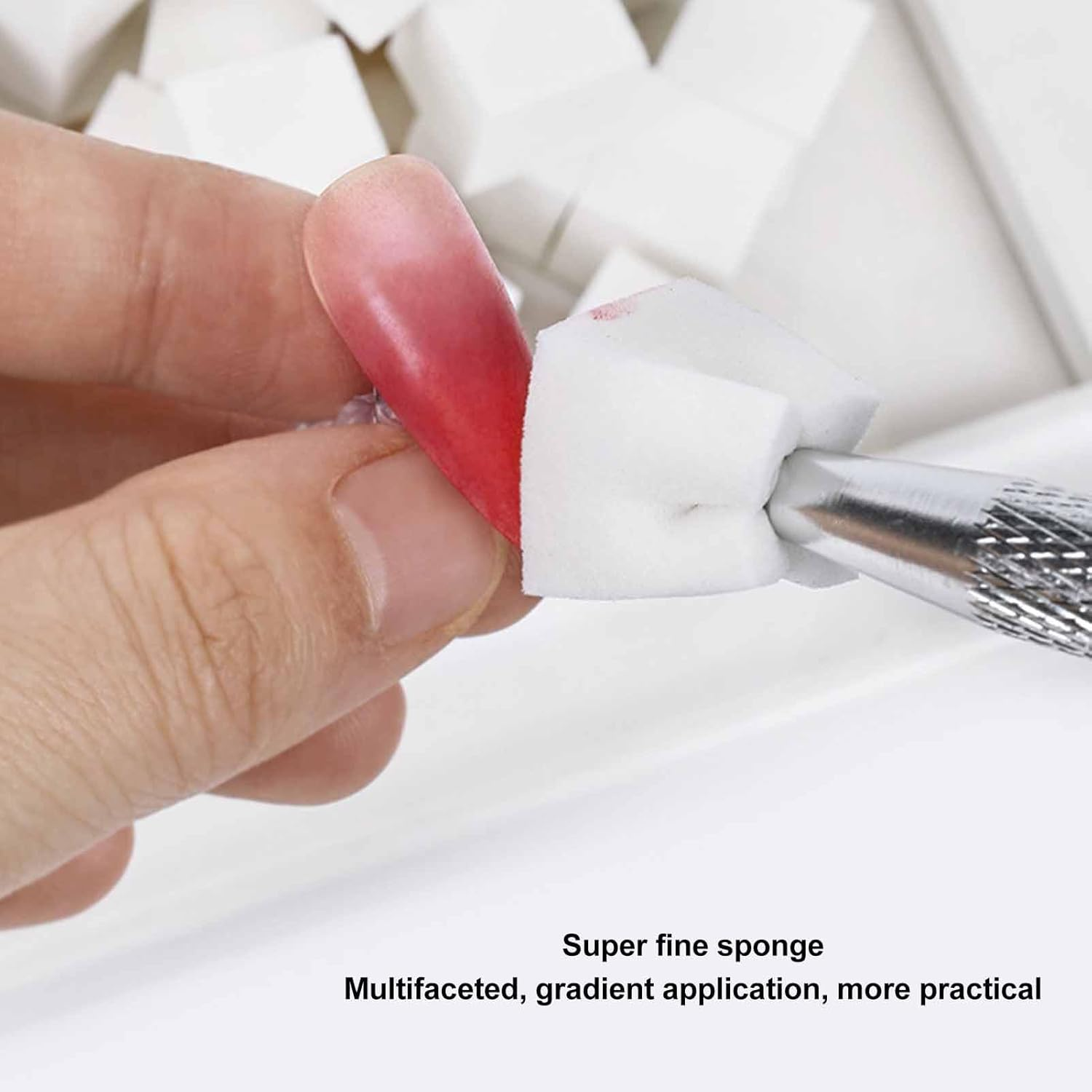 Asixxsix 4 Claws Nail Sponge Metal Grabber, Stainless Steel 4 Claw Pick up Tool for Cotton Nail Art Stamping Polish Tool Cotton Grabber for Art Electronic Component image number 6