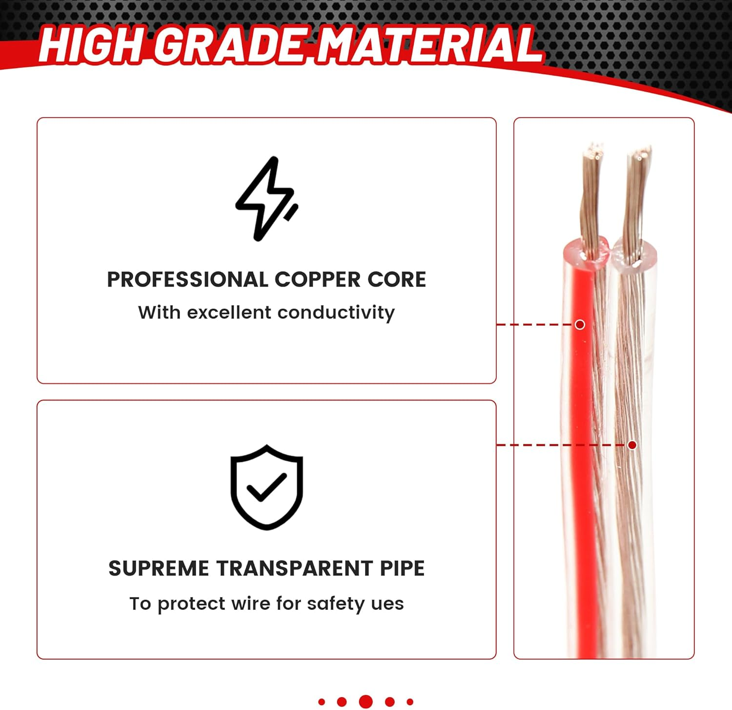 RED Wolf Door Speaker Wiring Harness Adapter 2 PCS Replacement for 2002-2019 Jeep Wrangler JK, Chrysler, Dodge Vehicles Install Aftermarket Front Rear Door Speaker Wire Cable Plug Connector image number 4