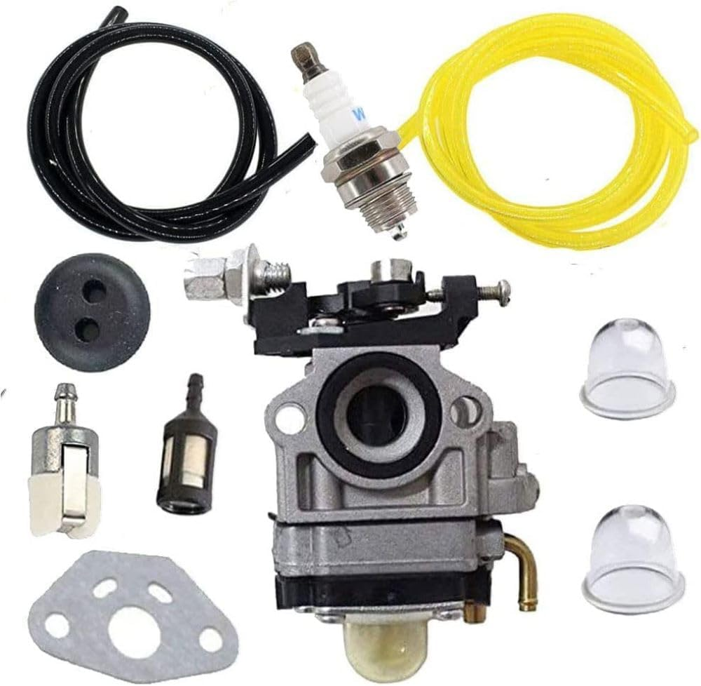 Carburetor Kit for CG260 1E34F BC260 26CC Brush Cutter with Fuel Line Filter Spark Plug image number 4