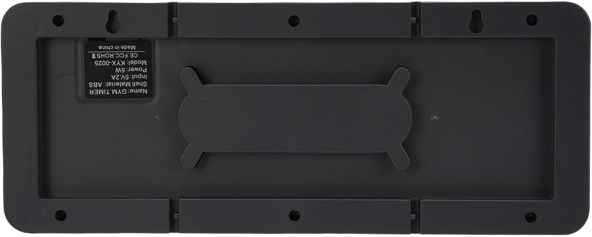 Dpofirs Portable Gym Timer Clock, 12.4 Inch Workout Interval Timer with Remote Control, Countdown Count up Stopwatch Wall Mounted for Training Boxing image number 5