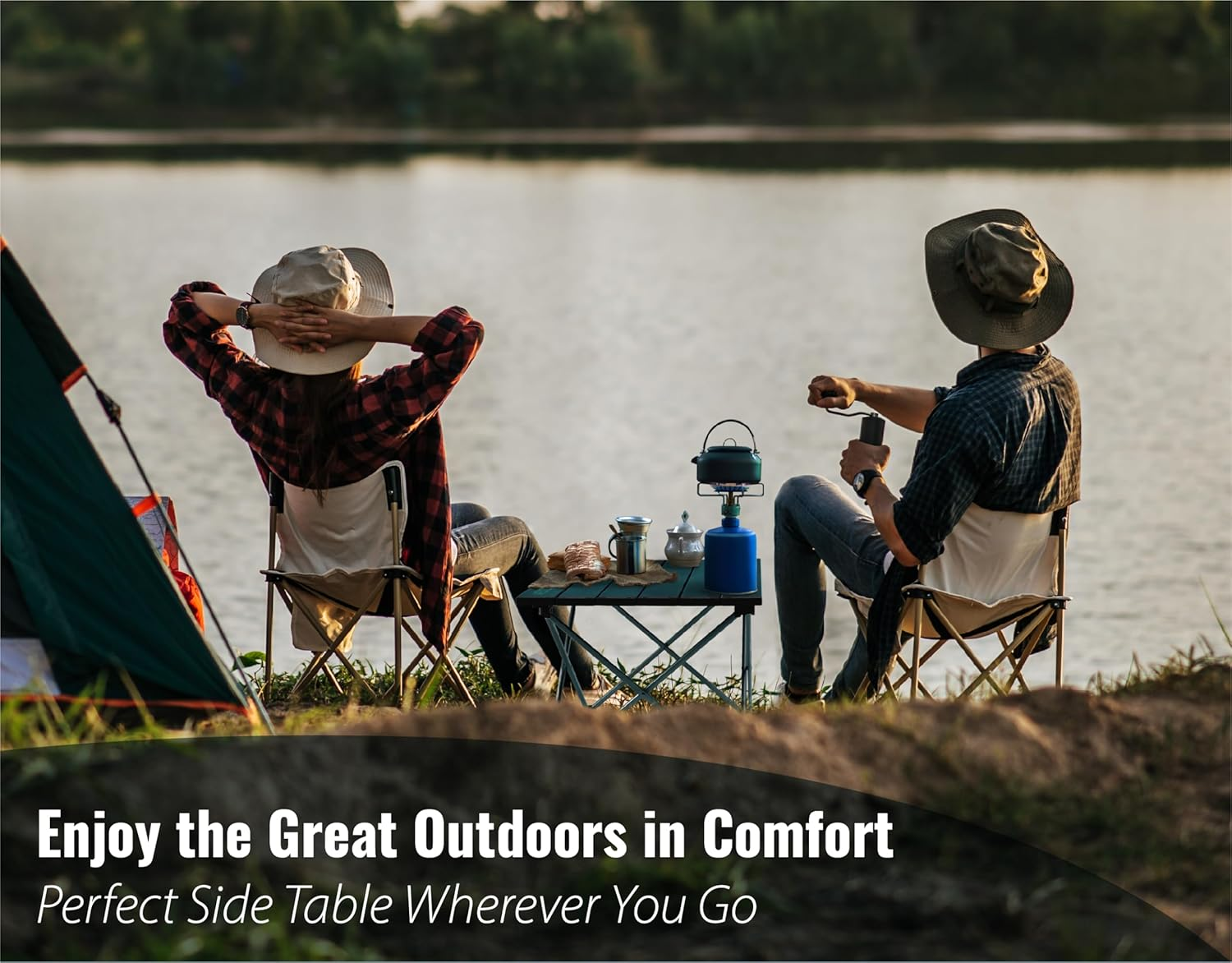 TREKOLOGY Portable Camping Table &ndash; Lightweight Aluminium Folding Table with Carry Bag for Outdoor, Picnic, Beach, Hiking, BBQ, and Travel &ndash; Compact & Sturdy Design image number 6