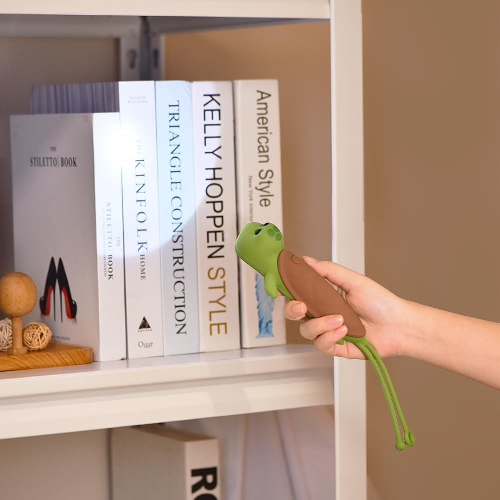 YZYOE Rechargeable Sea Turtle LED Flashlight, Cute Animal Shaped Silicone Flashlight, Comfortable Touch Lasting Press to Adjust Brightness Outdoor Lighting Creative Light.