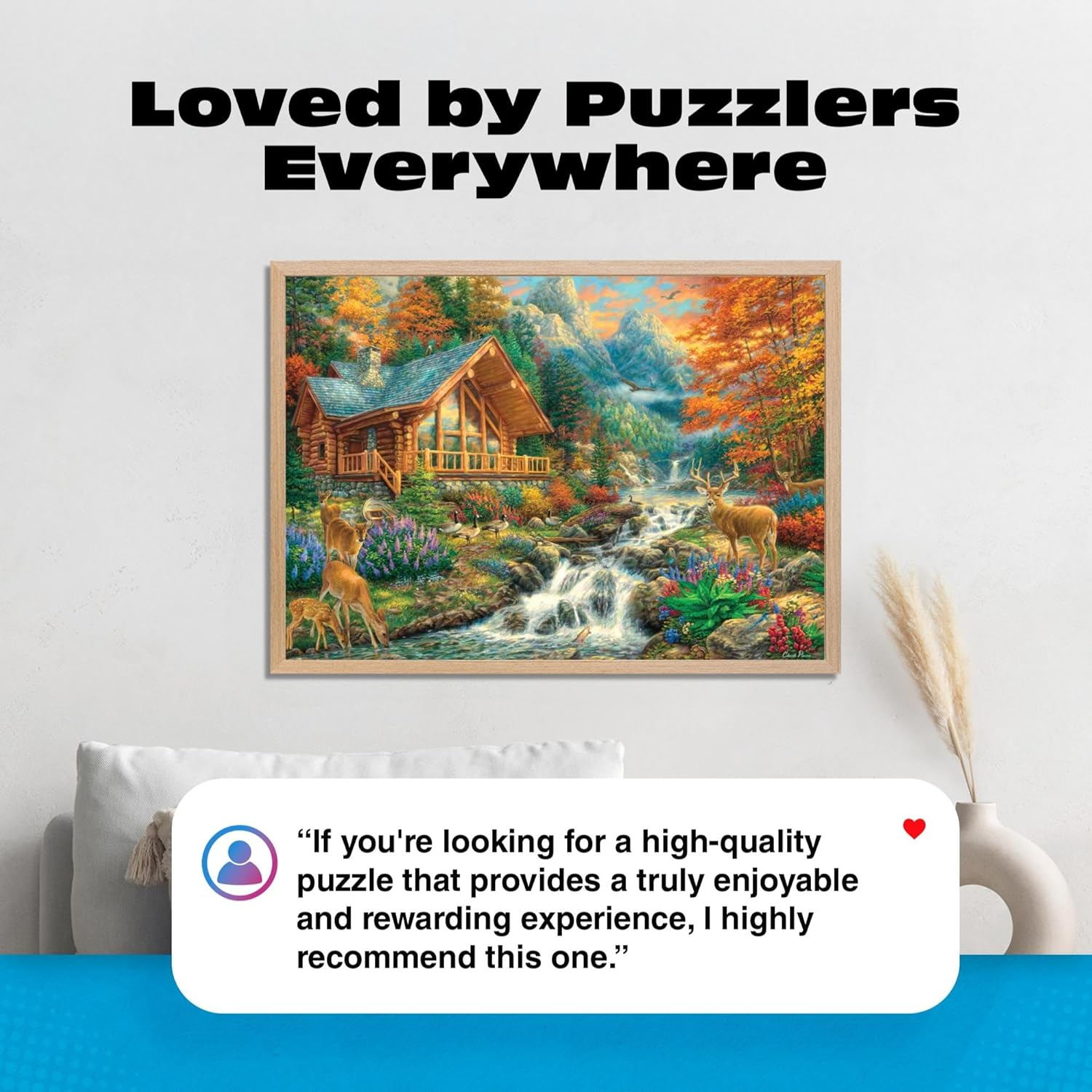 Buffalo Games - Alpine Serenity - 1000 Piece Jigsaw Puzzle with Hidden Images image number 1