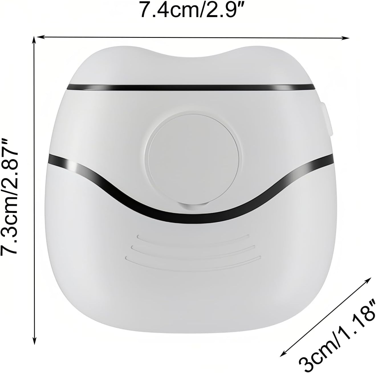 Lancoon Electric Nail Clipper with Trimming Low Noise Nail Scraps Storage Safe Curved Protection Battery Powered Alloy Blade Easy to Carry for Home Travel Kids Seniors - Black image number 4