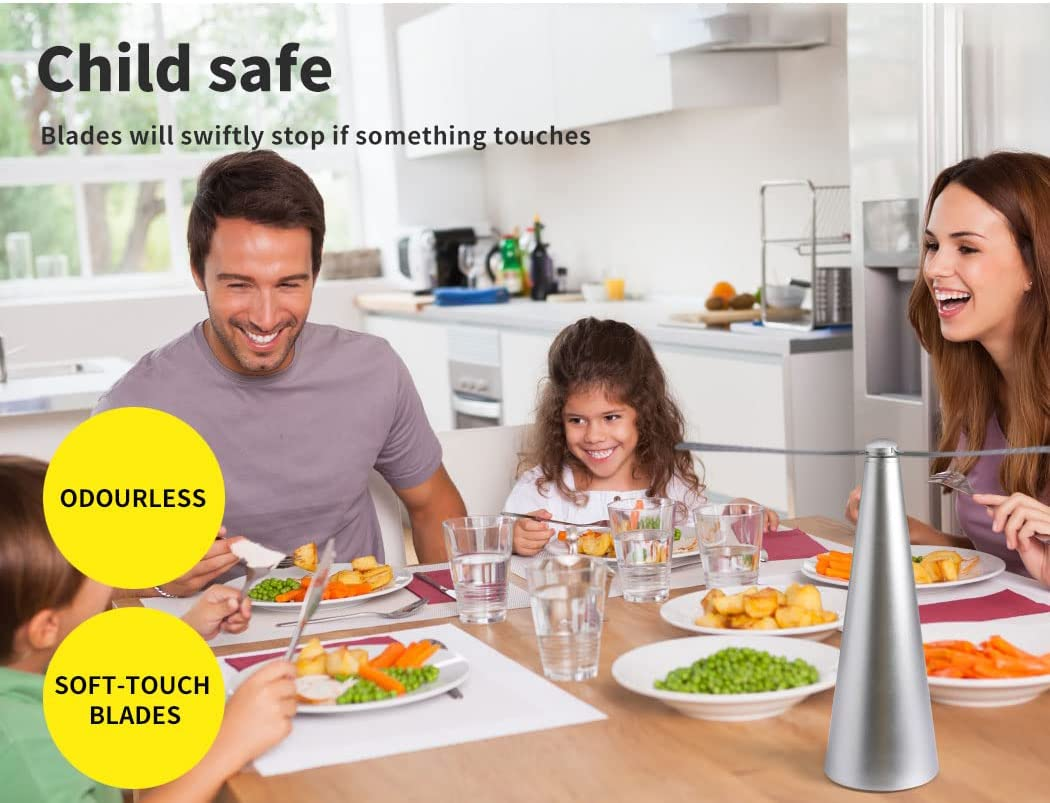 Fly Free Repellent Fan Trap Entertaining Chemical Hook Indoor Outdoor Home image number 4