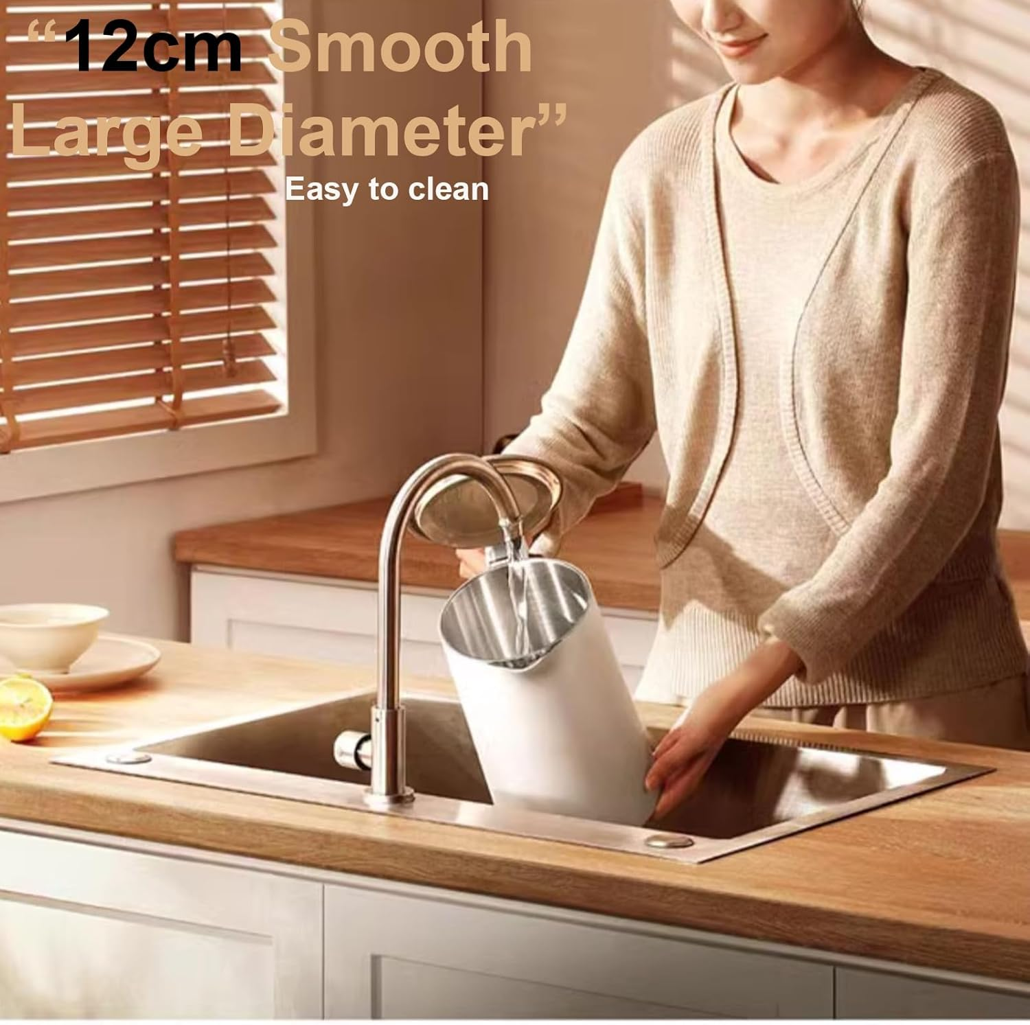 Xiaomi MIJIA Electric Kettle C1, 304 Stainless Steel Interior, Bpa-Free, Double Wall 1.5L Hot Water Boiler, 1500W Tea Kettle with Auto Shut-Off & Boil Dry Protection, LED Indicator image number 2