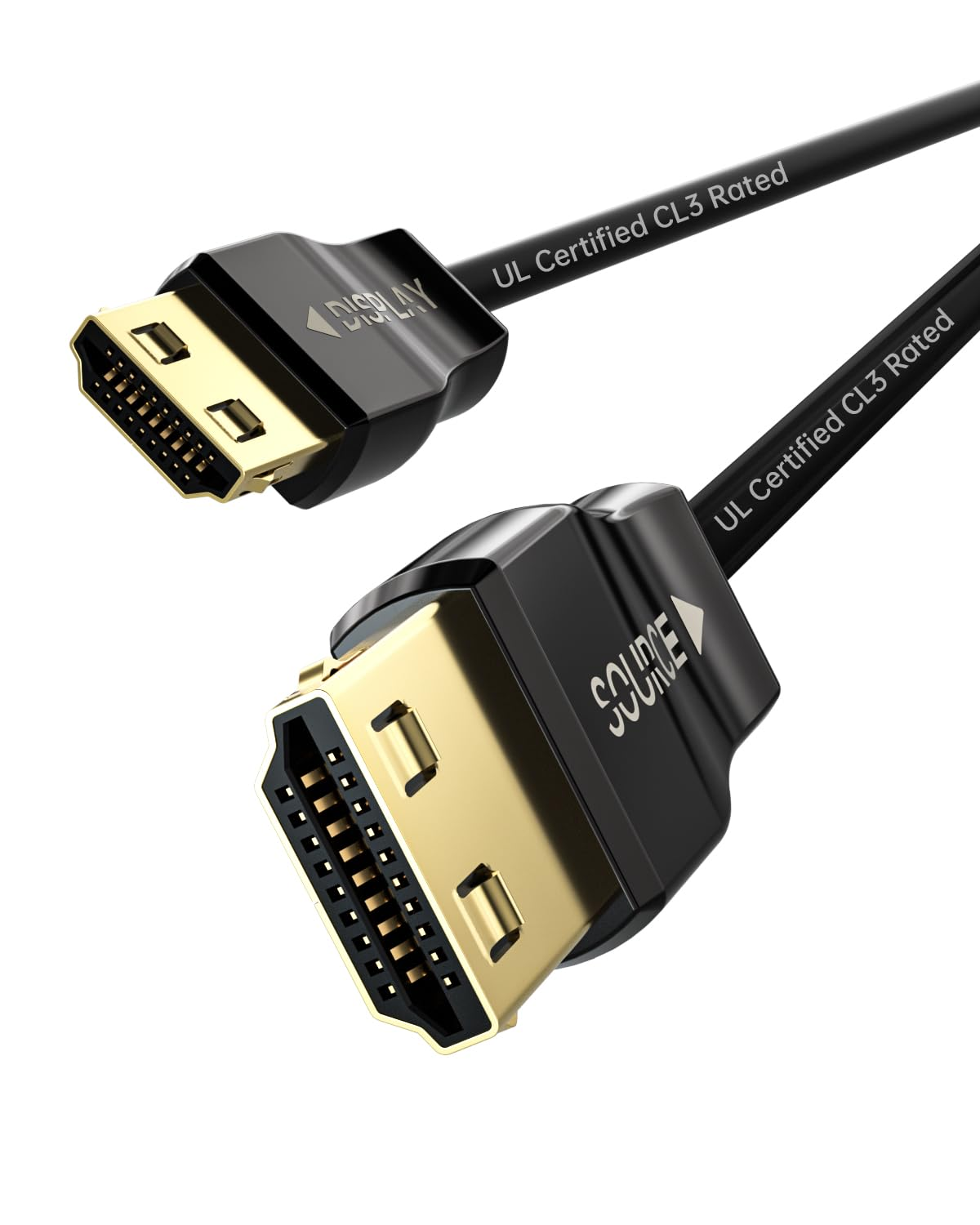8K Fiber Optic HDMI Cable CL3 Rated 15M,Hdmi 2.1 Cable with Lock Design,48Gbps, 8K@60Hz 4K@120Hz,Earc, Dolby, HDCP 2.2&2.3,Compatible with Tvs,Displays,Desktop,Laptops,Projectors,Game Consoles Etc image number 2