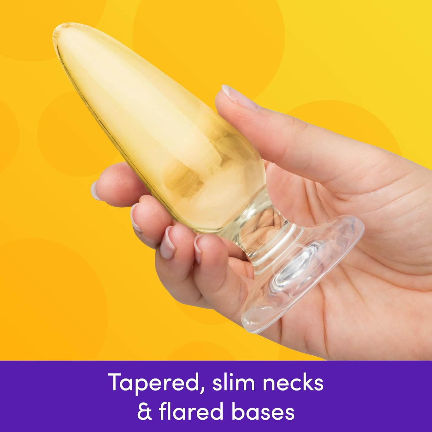 Lovehoney Anal Training Kit - 3 Piece Crystal Clear Butt Plug Set - Progressive Size Small to Large Suction Cup Anal Plugs - 2.5-4 Inch Adult Sex Toys for Men, Women & Couples image number 1