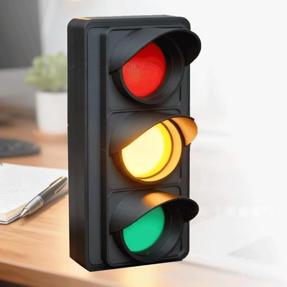 Social Signal Light, USB Powered Traffic Light for Office Desk - Red/Yellow/Green Mood & Status Indicator for Home Office, Privacy No Disturb Lights for Focus, Meetings, Remote Work image number 1