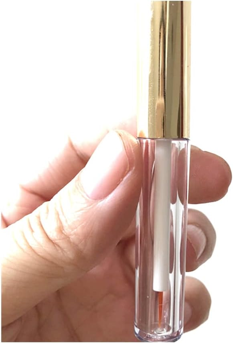 1PCS Mini Empty Eyelashes Tube Eyeliner Bottle with Brush Plugs Make up Tube Vials,Black,4Ml image number 2