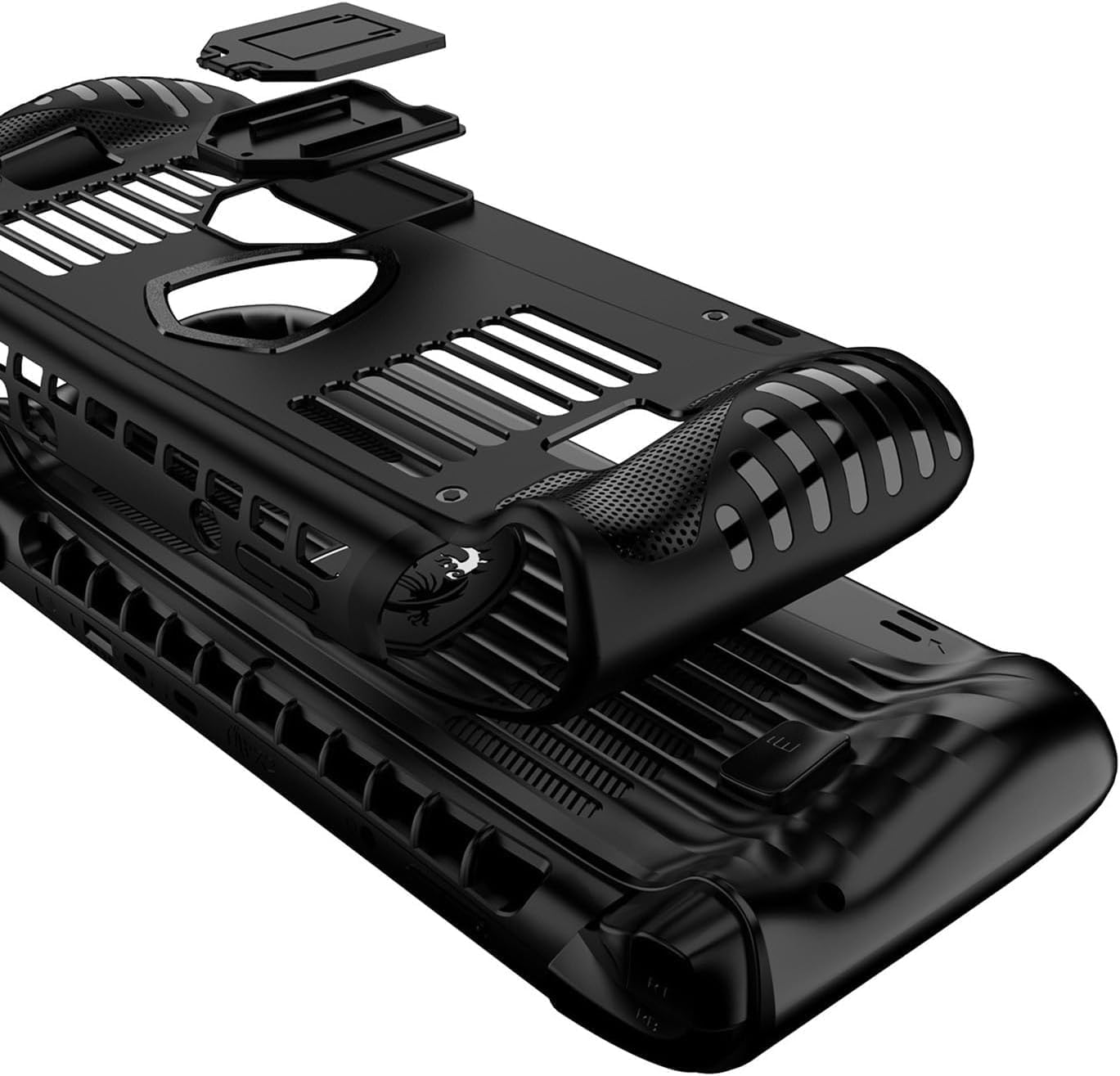 T Tersely Case for MSI Claw 8Inch AI+ (2025) - Soft TPU Shockproof Protective Cover for 8" Handheld Gaming Console - Rugged Design, Anti-Slip, Anti-Fall, Anti-Fingerprint (Black) image number 1