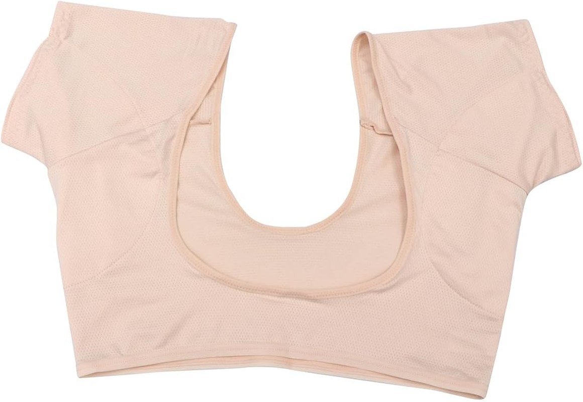 Baluue Breathable Underarm Sweat Vest for Women Quick Absorb Short Sleeve Sweat-Proof Pads Moisture Guard Vest for Summer Outdoor Activities and Daily Wear image number 3