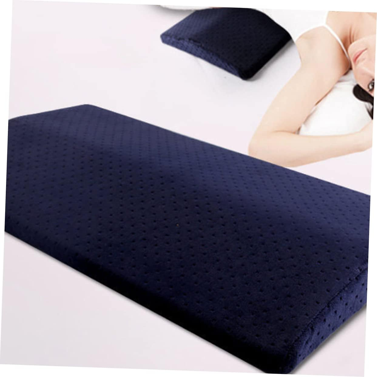 GRIRIW Lumbar Support Pillow for Pregnant Women Memory Foam Waist Cushion for Sleeping and Office Use Xxcm Back Support Pillow for Home and Travel image number 4