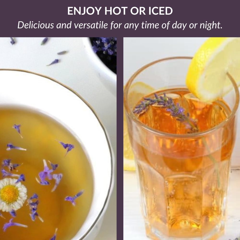 Yummy Mummy Food Company Lactation Tea | Soothing Lavender Lullaby Herbal Blend with Raspberry Leaf, Fennel & Fenugreek | Breastfeeding Support & Relaxation | 20 Serves image number 1